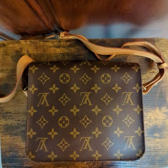 Louis Vuitton Monogram Canvas Cartouchiere MM Crossbody Bag - Picture 3 of 12